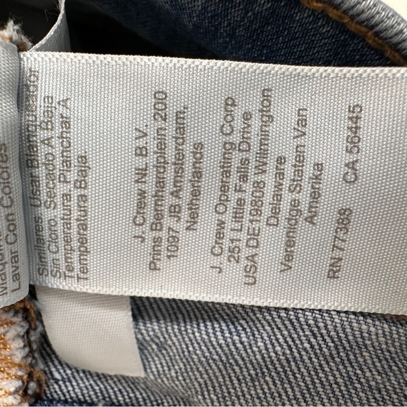 J. Crew Wide Leg Crop Size 28 Jeans Womens Pants Classic Preppy Style - Picture 5 of 6